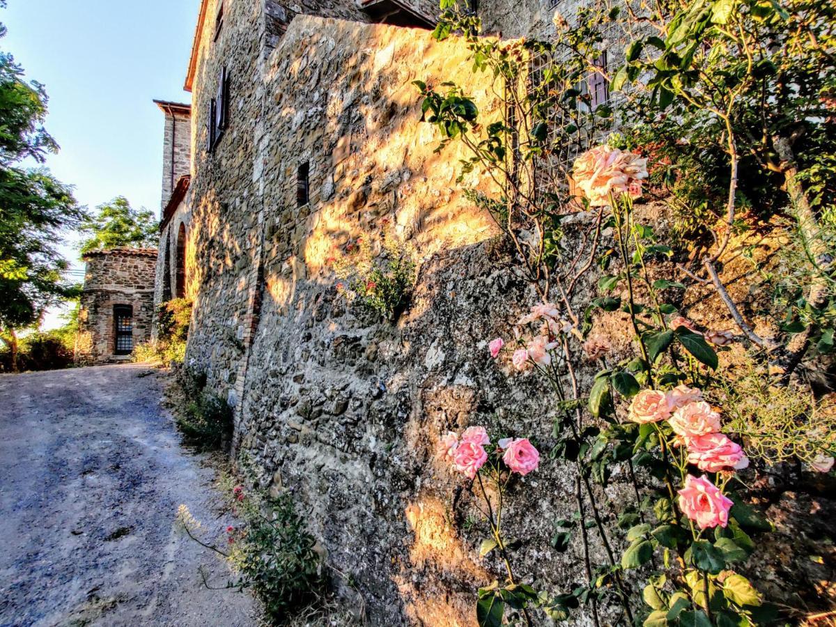 Historic 14Th Century Palazzo Apartments Sarteano Buitenkant foto